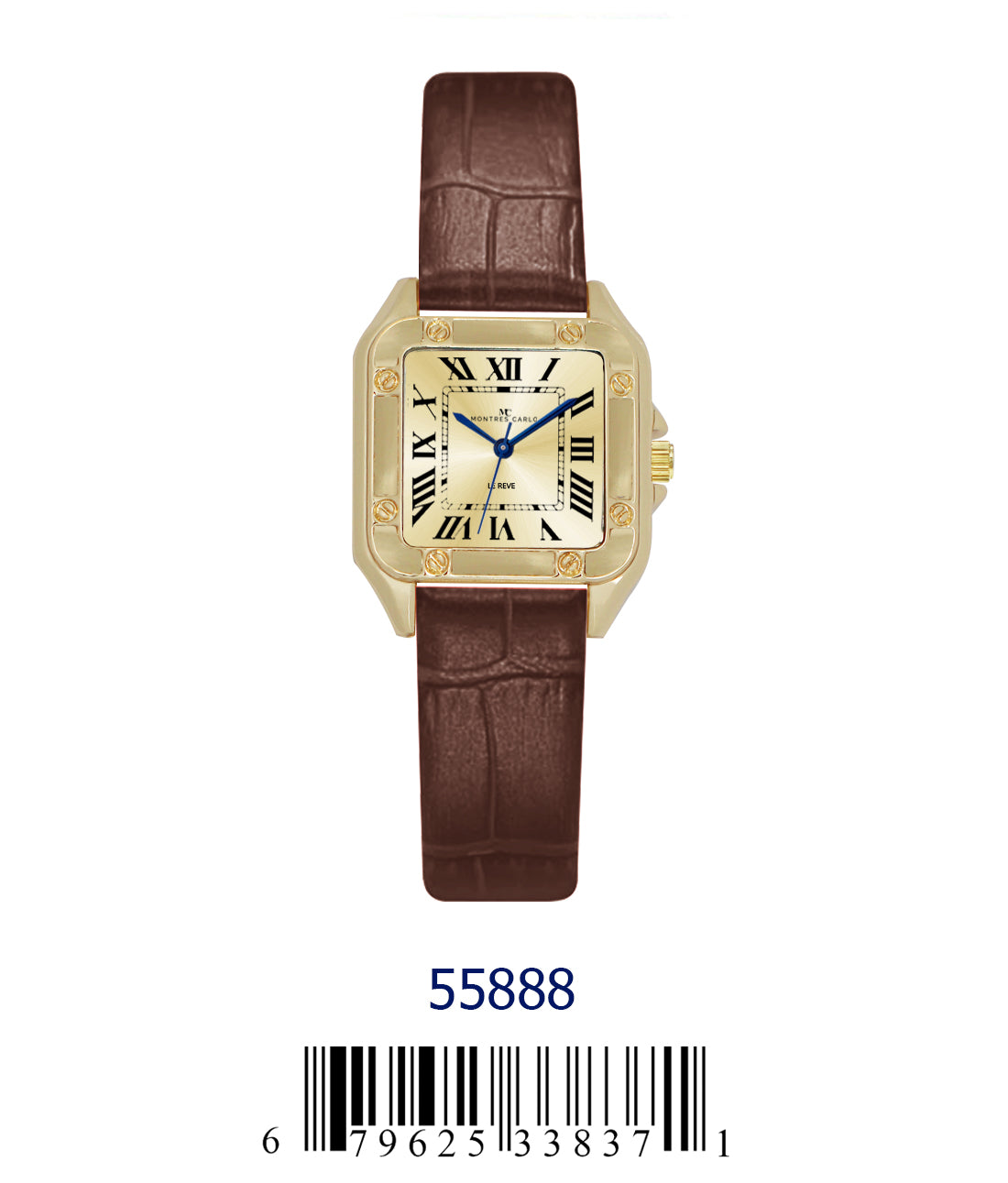 5588 - Faux Leather band watch