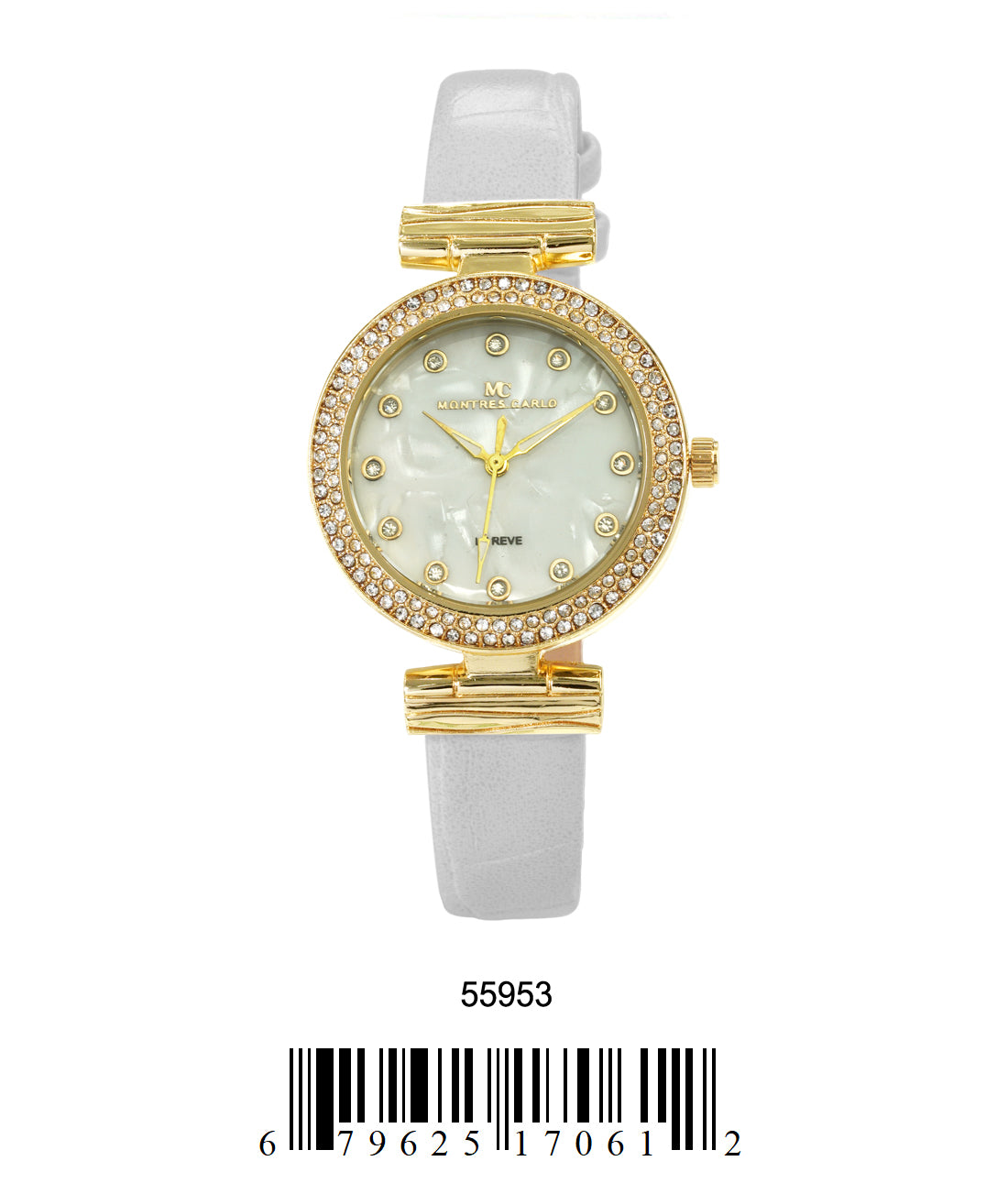 5595 - Faux Leather band watch