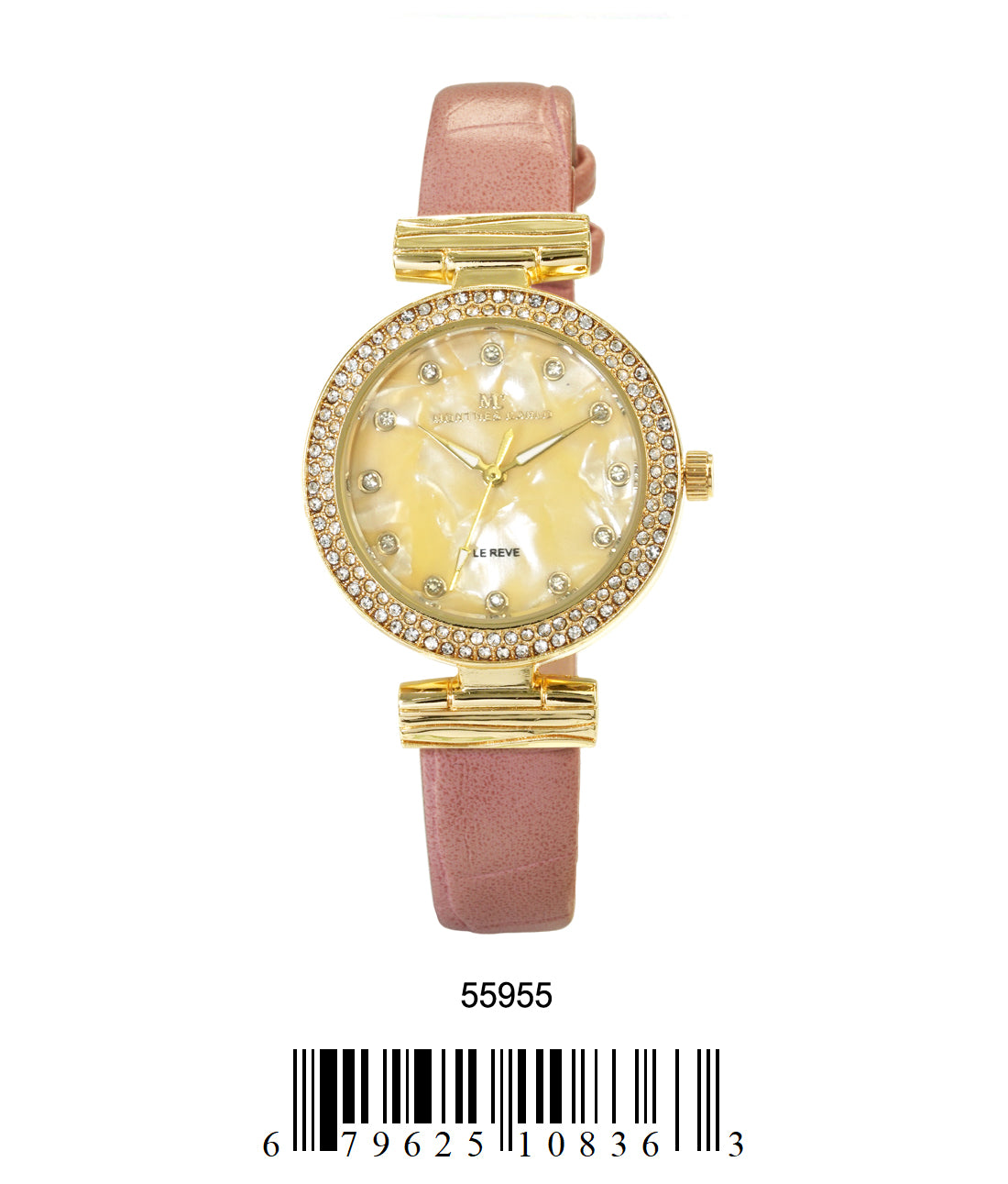 5595 - Faux Leather band watch