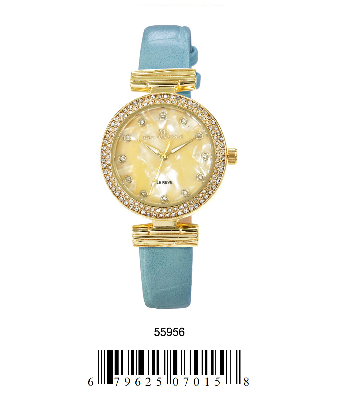 5595 - Faux Leather band watch