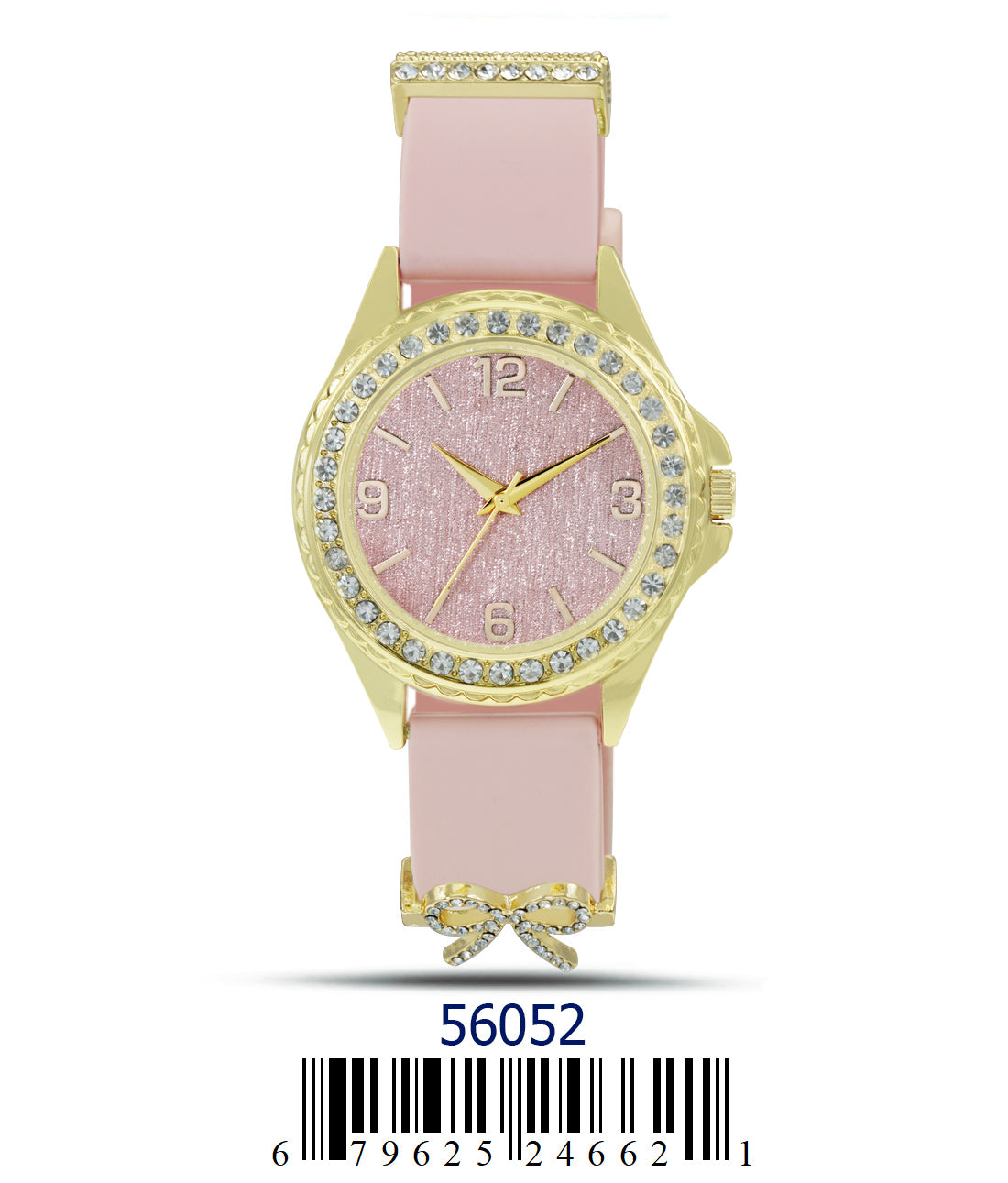 5605-Montres Carlo Silicon Band Watch With Charm