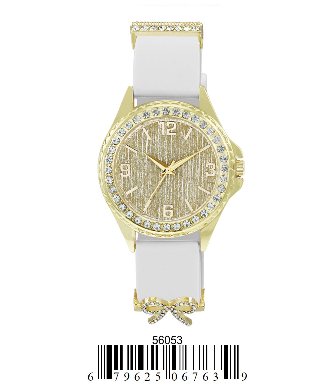 5605-Montres Carlo Silicon Band Watch With Charm