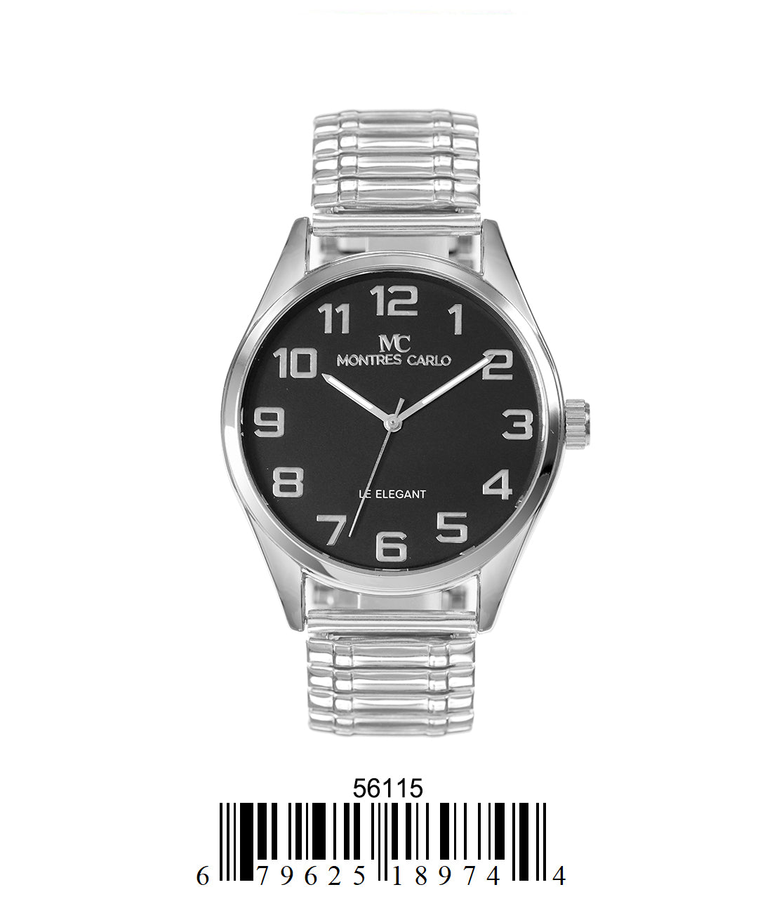 5611-Montres Carlo Metal Band Watch