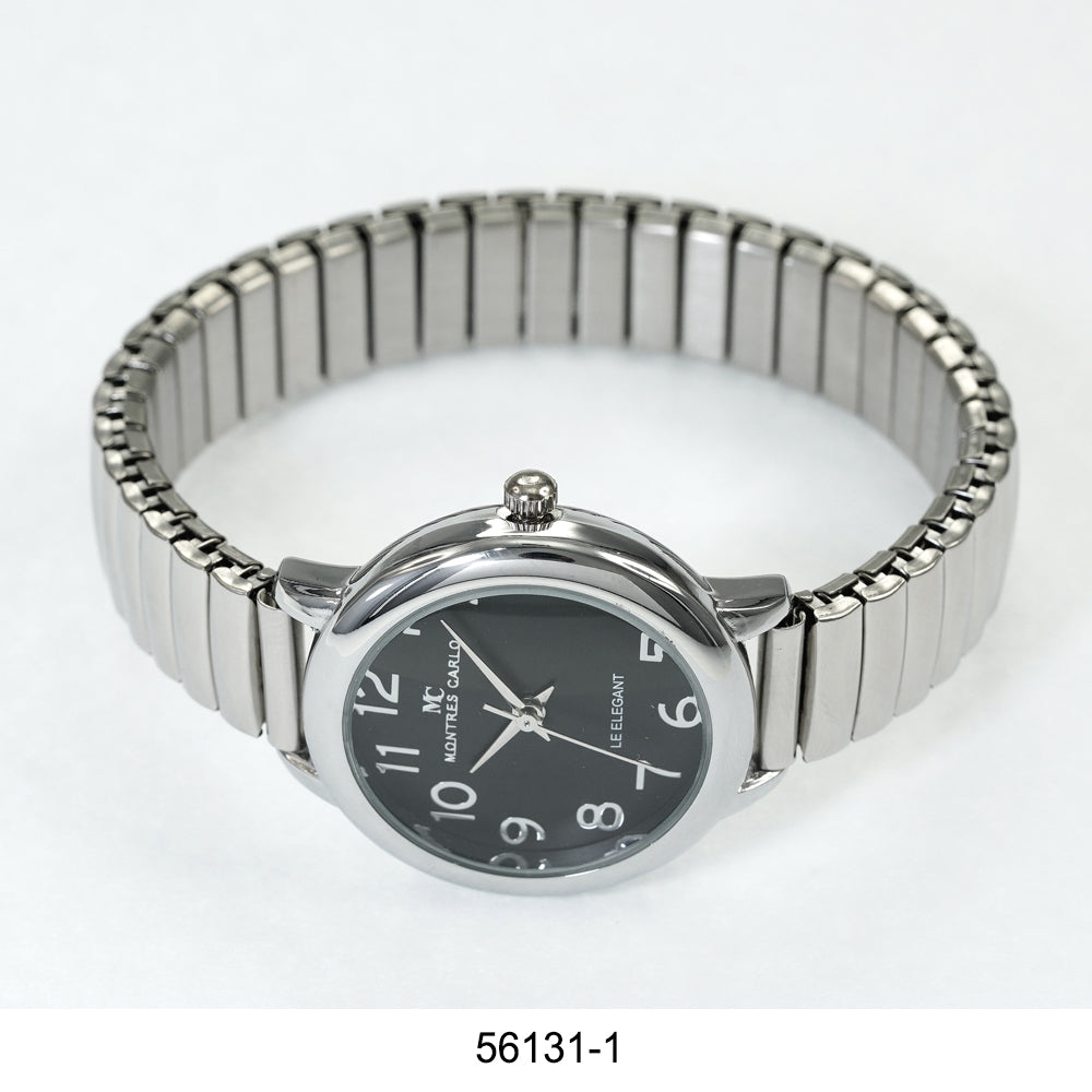 5613-Montres Carlo Flex Band Watch