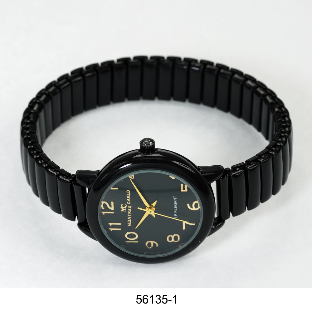 5613-Montres Carlo Flex Band Watch