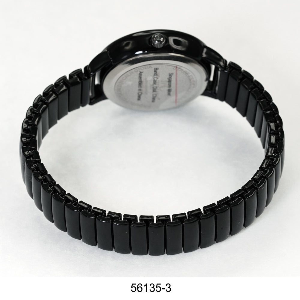 5613-Montres Carlo Flex Band Watch