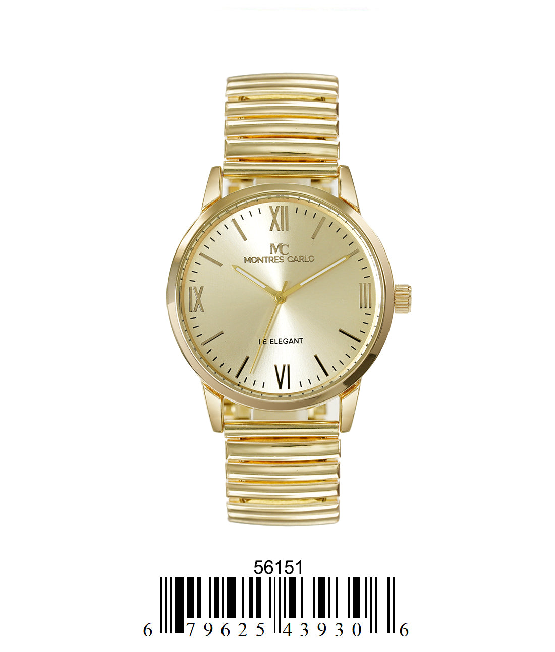 5615-Montres Carlo Metal Band Watch