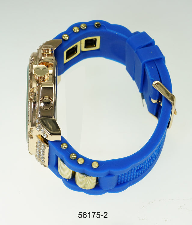 5617-Montres Carlo Silicon Band Watch