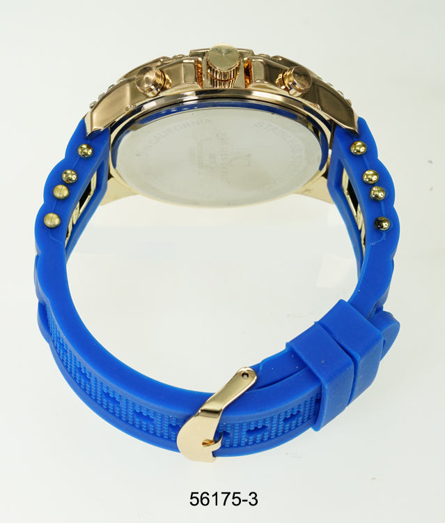 5617-Montres Carlo Silicon Band Watch