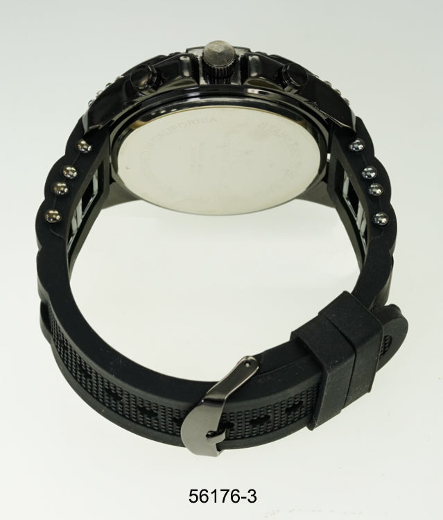 5617-Montres Carlo Silicon Band Watch