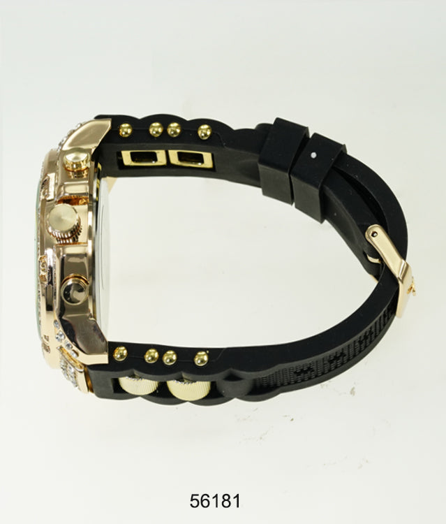 5618-Montres Carlo Silicon Band Watch