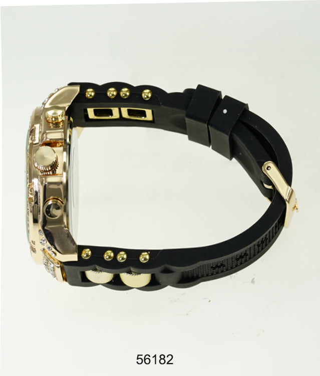 5618-Montres Carlo Silicon Band Watch
