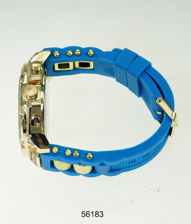 5618-Montres Carlo Silicon Band Watch