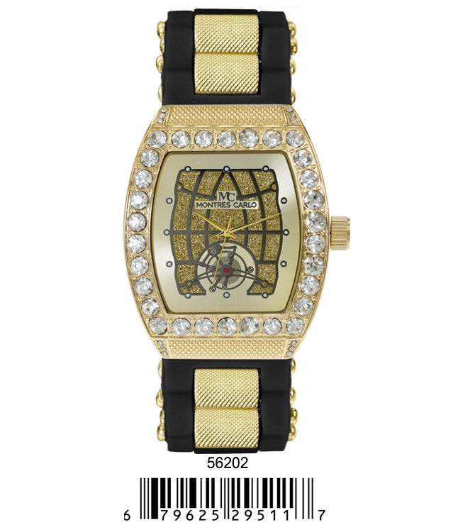 5620-Montres Carlo Silicon Band Watch