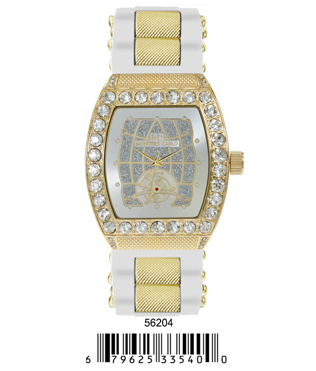 5620-Montres Carlo Silicon Band Watch