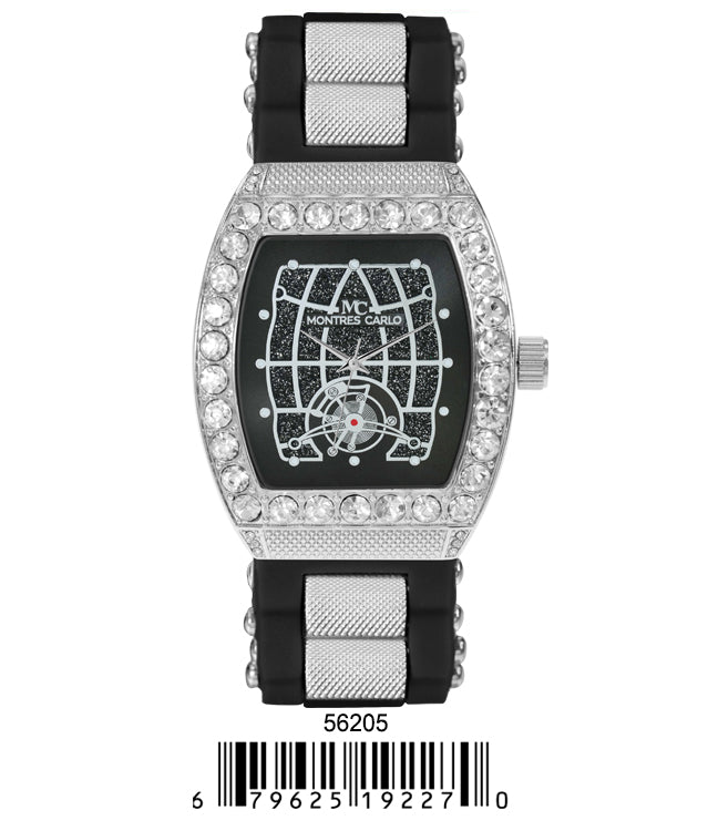 5620-Montres Carlo Silicon Band Watch