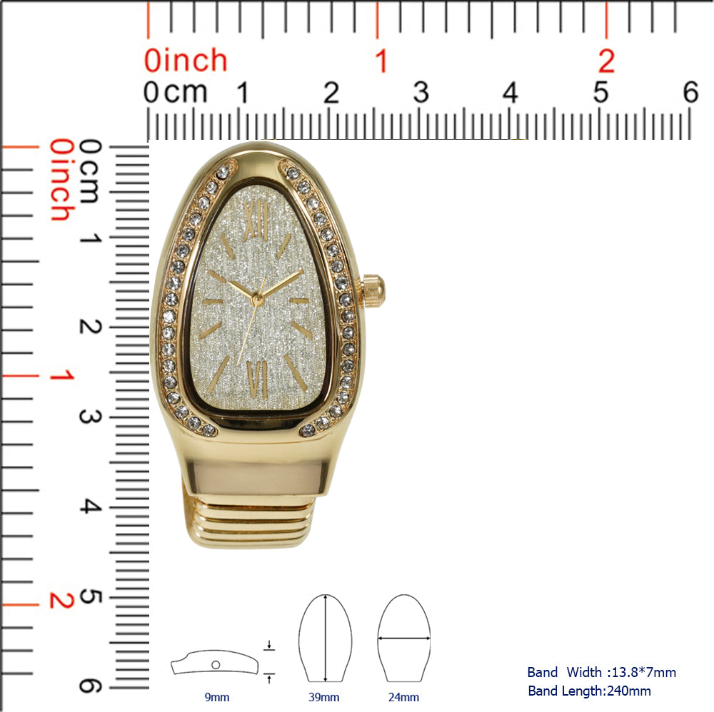 5631-Montres Carlo Metal Band Snake Watch