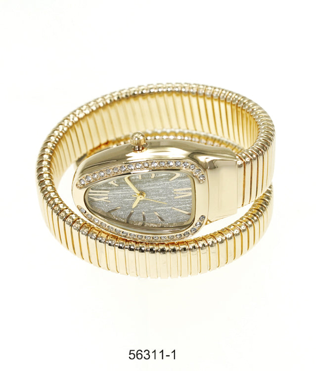 5631-Montres Carlo Metal Band Snake Watch