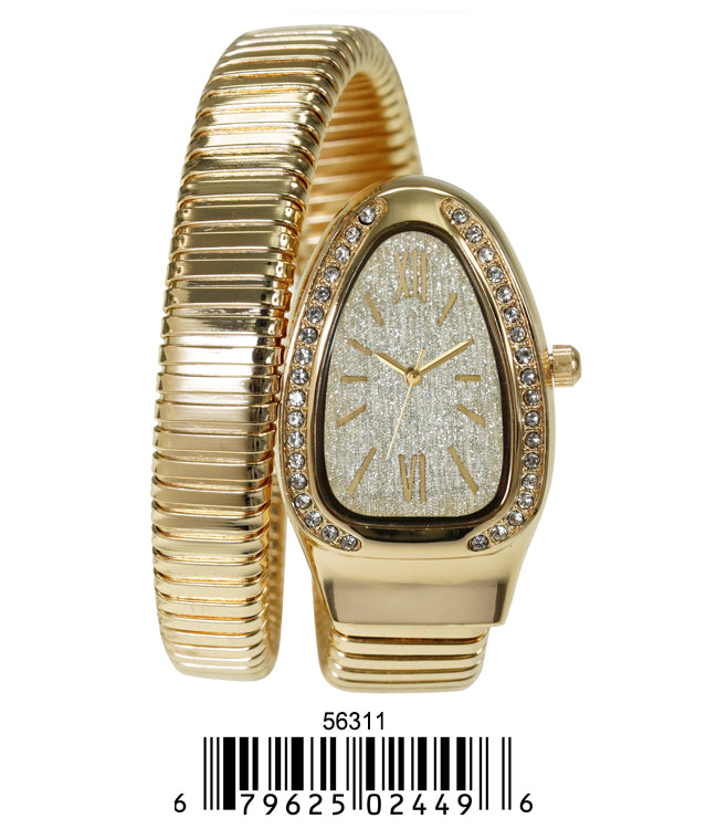 5631-Montres Carlo Metal Band Snake Watch