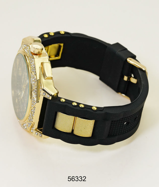 5633-Montres Carlo Silicon Band Watch