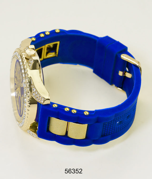 5635-Montres Carlo Silicon Band Watch