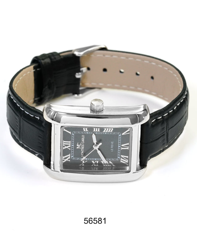 5658 - Faux Leather Band Watch