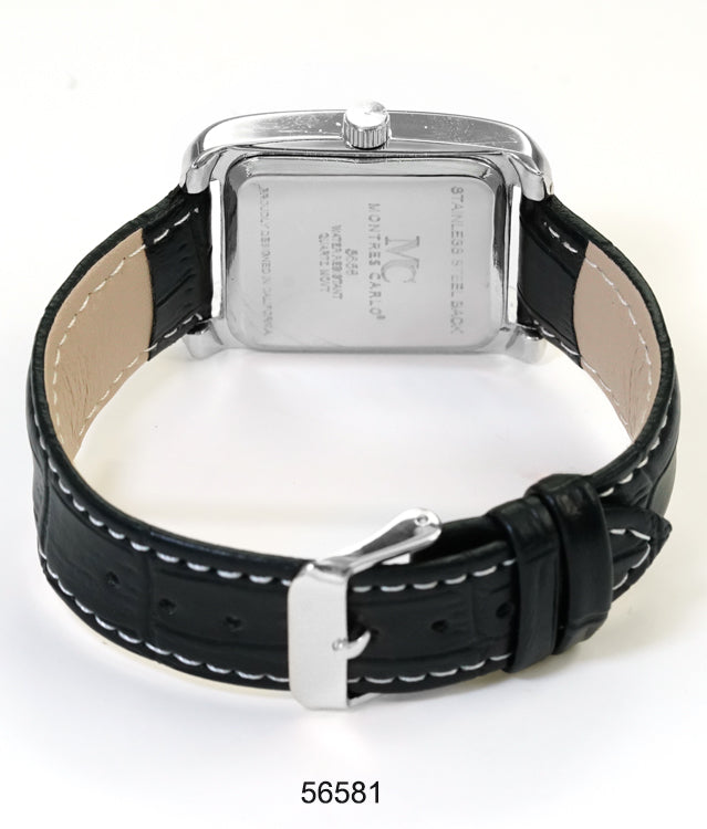 5658 - Faux Leather Band Watch