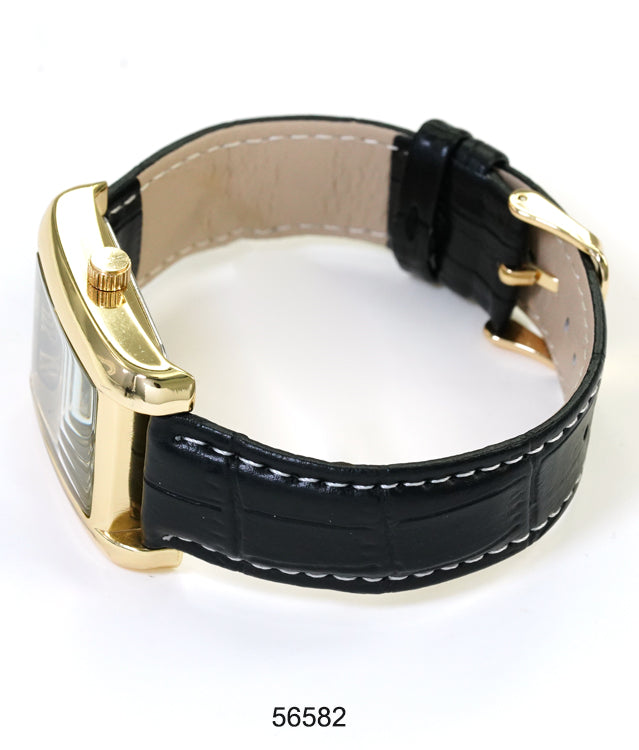 5658 - Faux Leather Band Watch