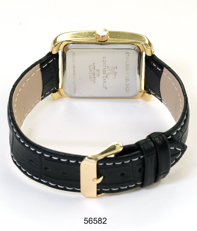5658 - Faux Leather Band Watch