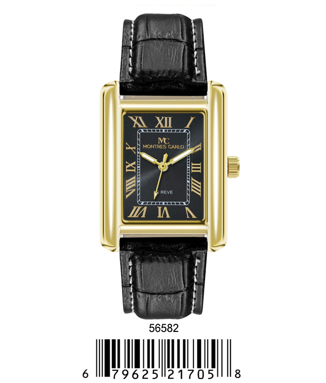 5658 - Faux Leather Band Watch