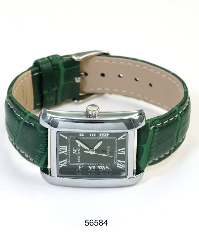 5658 - Faux Leather Band Watch