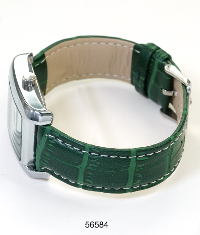 5658 - Faux Leather Band Watch