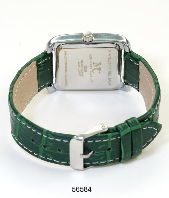 5658 - Faux Leather Band Watch