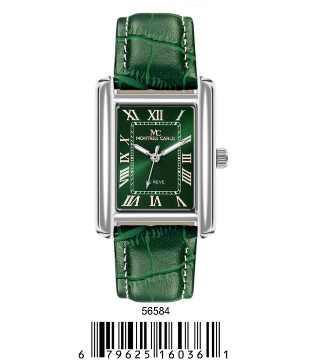 5658 - Faux Leather Band Watch