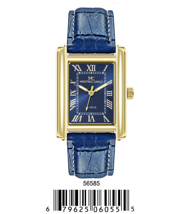 5658 - Faux Leather Band Watch