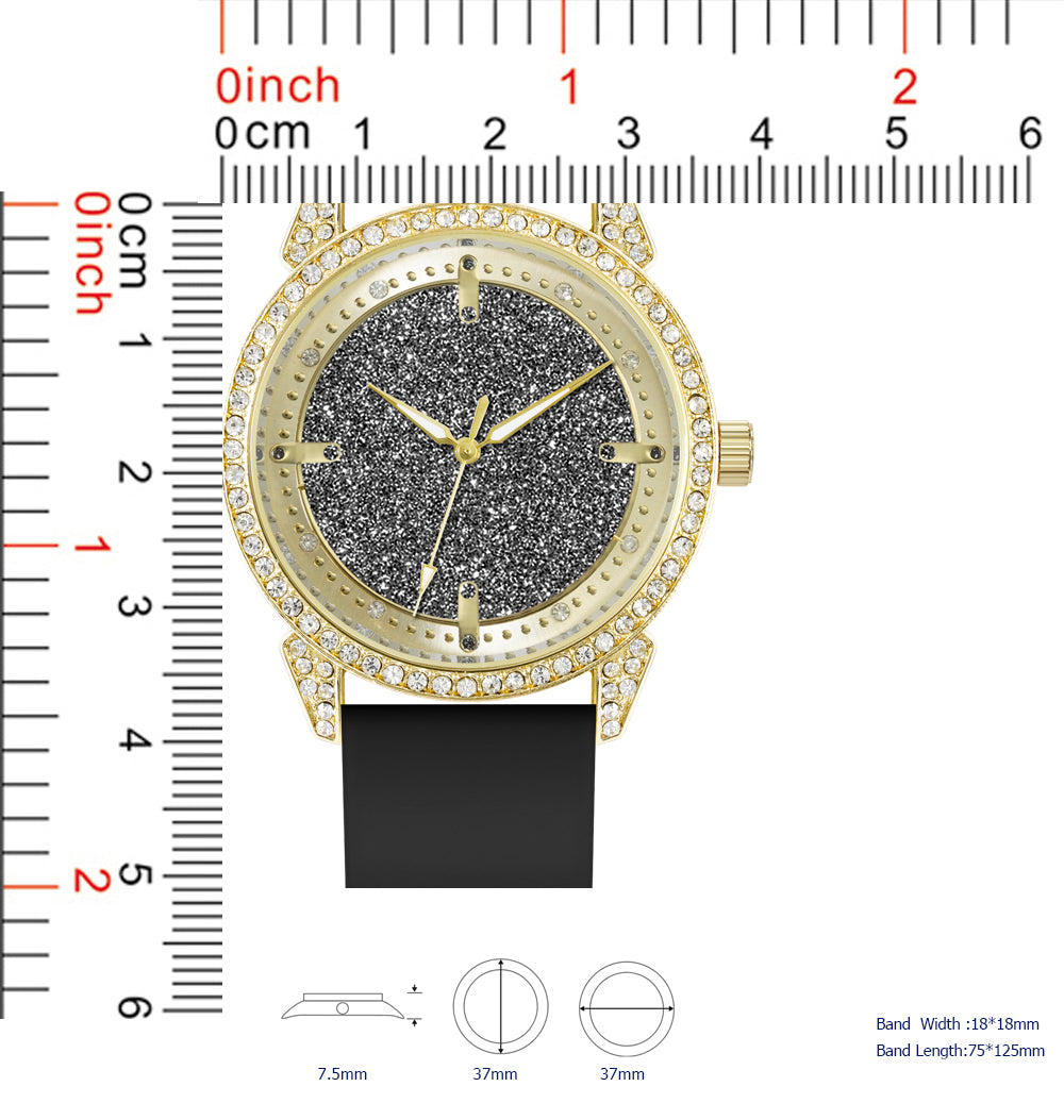5667-Montres Carlo Silicon Band Watch