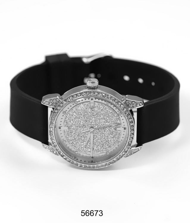 5667-Montres Carlo Silicon Band Watch