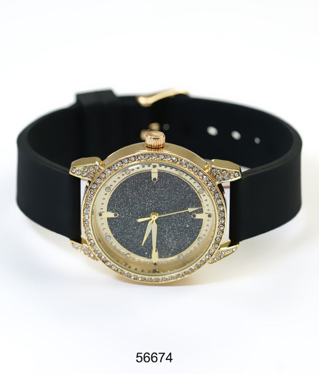 5667-Montres Carlo Silicon Band Watch