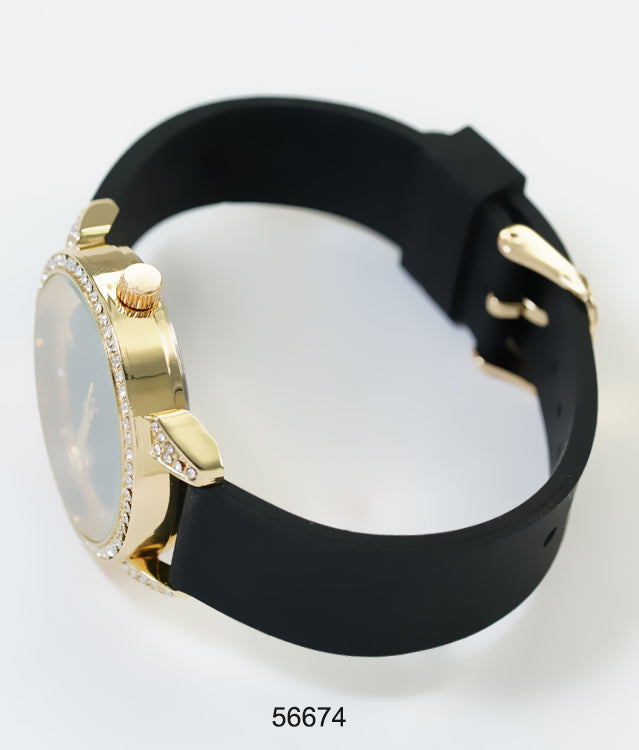 5667-Montres Carlo Silicon Band Watch