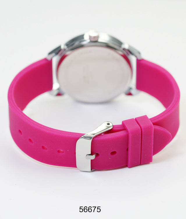 5667-Montres Carlo Silicon Band Watch
