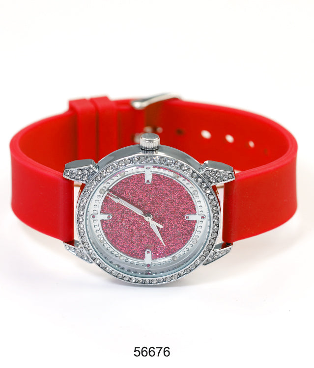 5667-Montres Carlo Silicon Band Watch