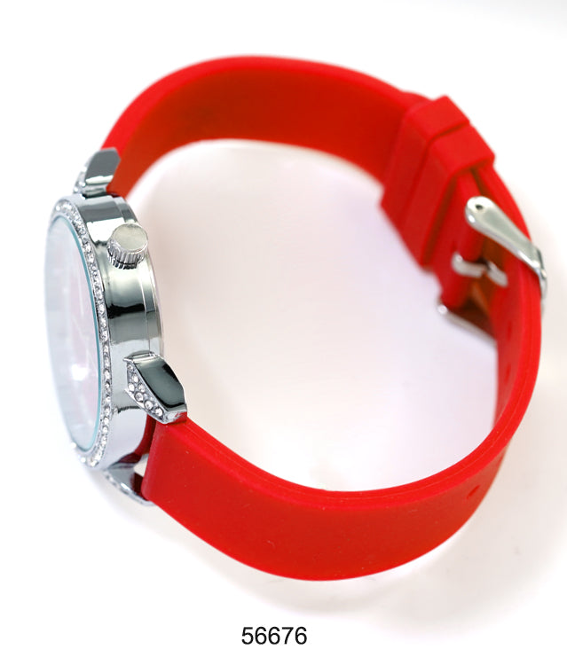 5667-Montres Carlo Silicon Band Watch