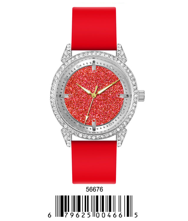 5667-Montres Carlo Silicon Band Watch