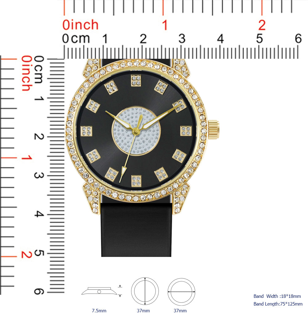 5668-Montres Carlo Silicon Band Watch