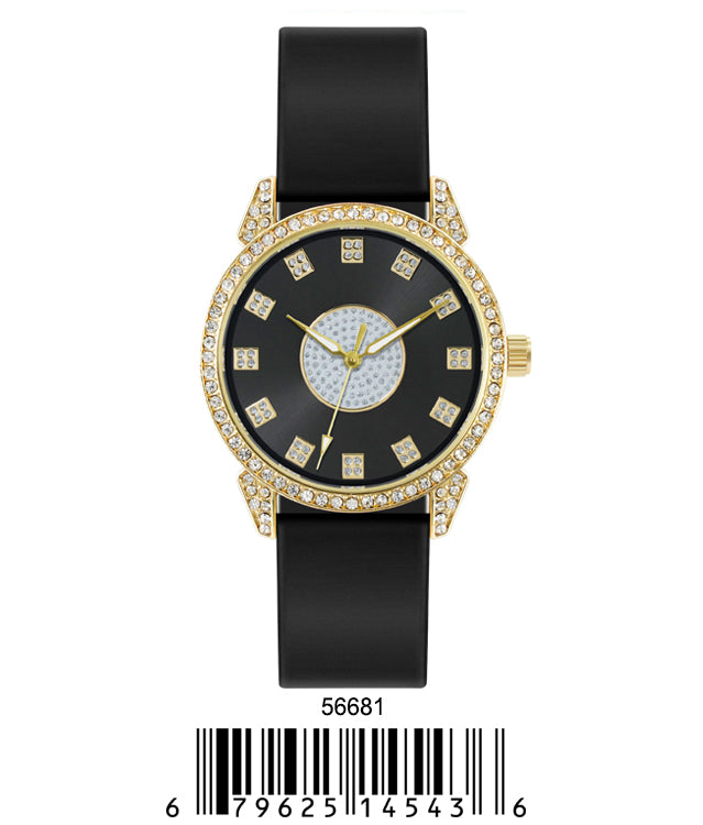 5668-Montres Carlo Silicon Band Watch