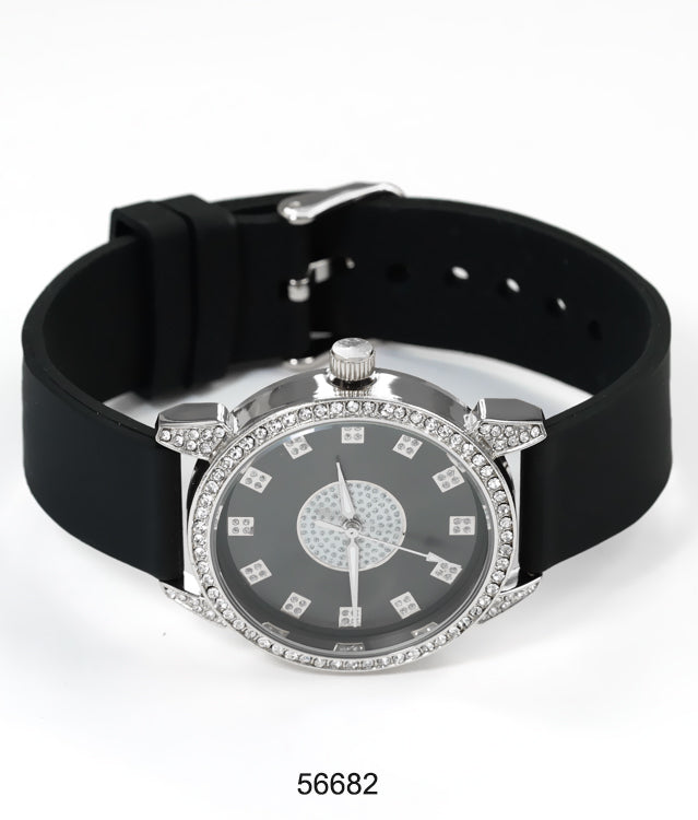 5668-Montres Carlo Silicon Band Watch