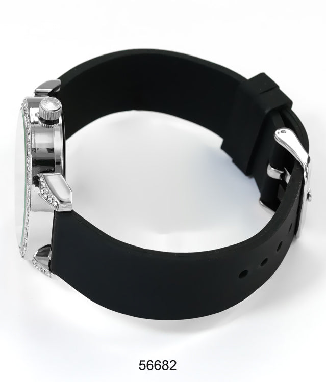 5668-Montres Carlo Silicon Band Watch