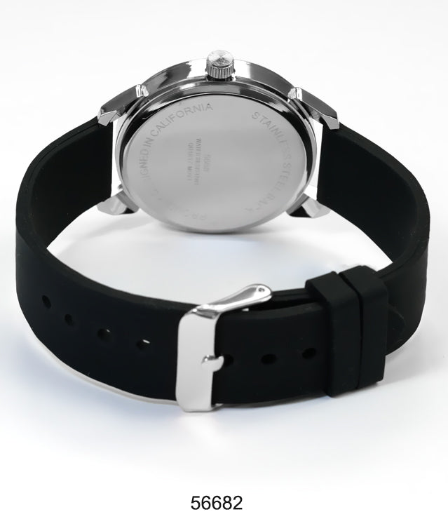 5668-Montres Carlo Silicon Band Watch