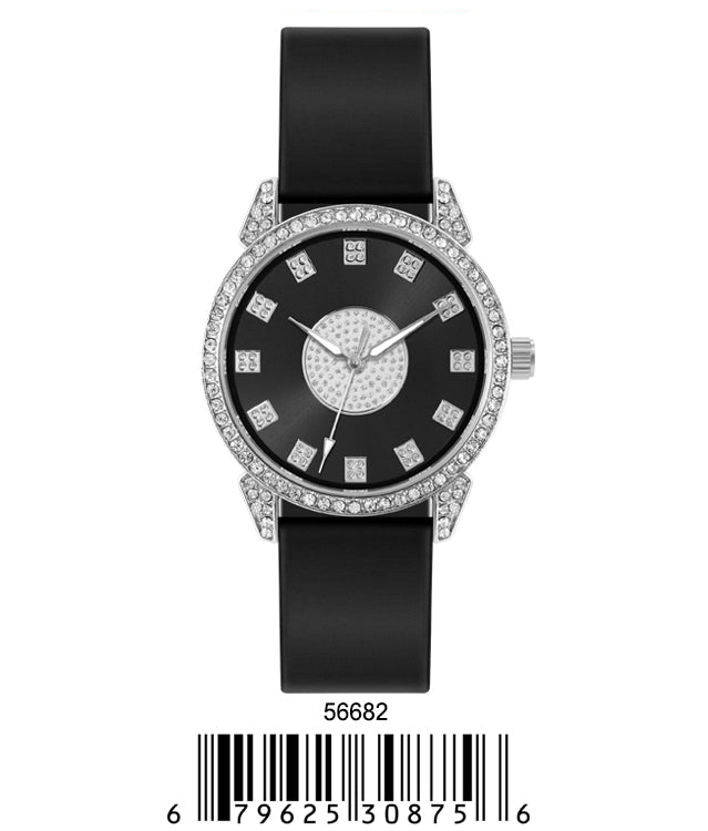 5668-Montres Carlo Silicon Band Watch