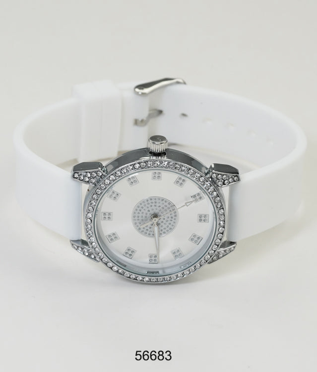 5668-Montres Carlo Silicon Band Watch